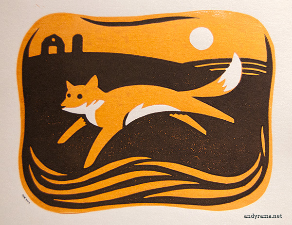 Fox on the Farm by Andrew O. Ellis - Andyrama