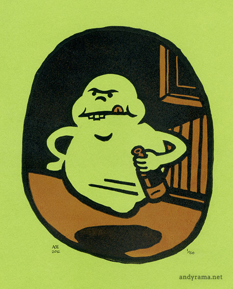 Ghostbusters: Slimer by Andrew O. Ellis - Andyrama
